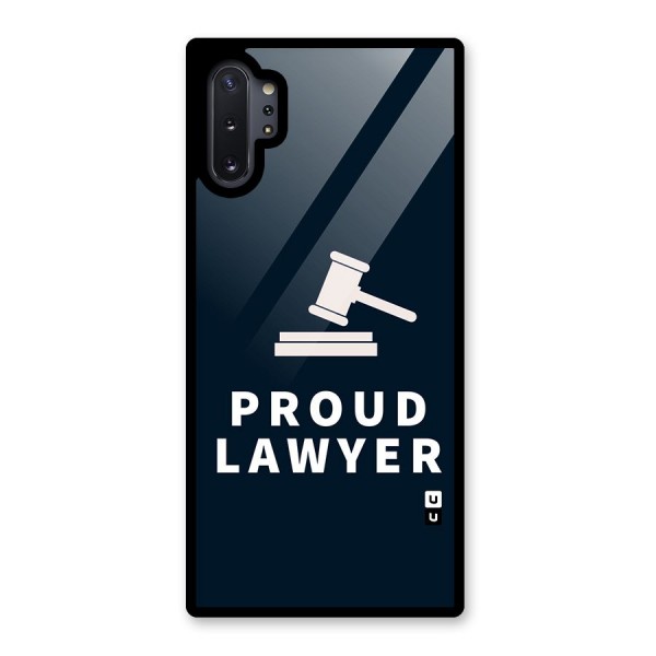 Proud Lawyer Glass Back Case for Galaxy Note 10 Plus