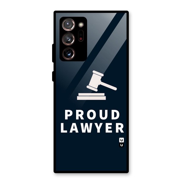 Proud Lawyer Glass Back Case for Galaxy Note 20 Ultra