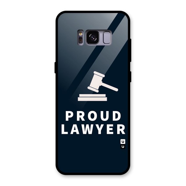 Proud Lawyer Glass Back Case for Galaxy S8