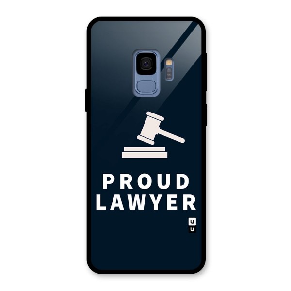 Proud Lawyer Glass Back Case for Galaxy S9