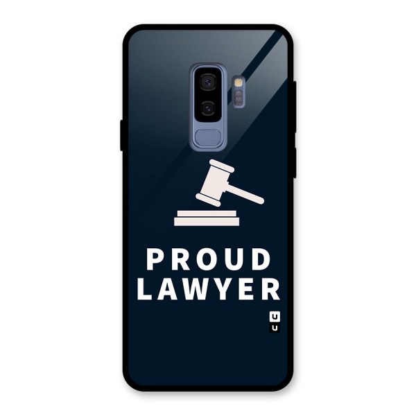 Proud Lawyer Glass Back Case for Galaxy S9 Plus