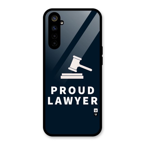 Proud Lawyer Glass Back Case for Realme 6