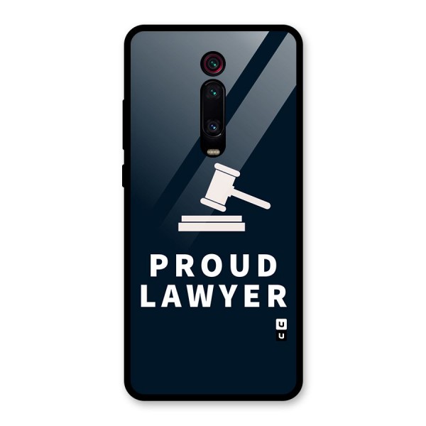 Proud Lawyer Glass Back Case for Redmi K20 Pro