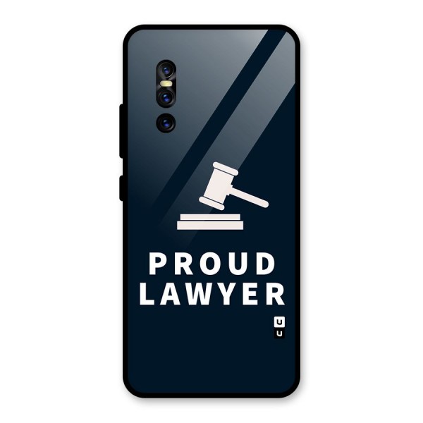 Proud Lawyer Glass Back Case for Vivo V15 Pro