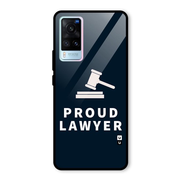 Proud Lawyer Glass Back Case for Vivo X60