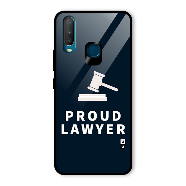 Proud Lawyer Glass Back Case for Vivo Y12