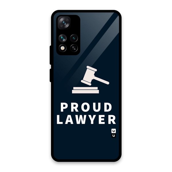 Proud Lawyer Glass Back Case for Xiaomi 11i HyperCharge 5G