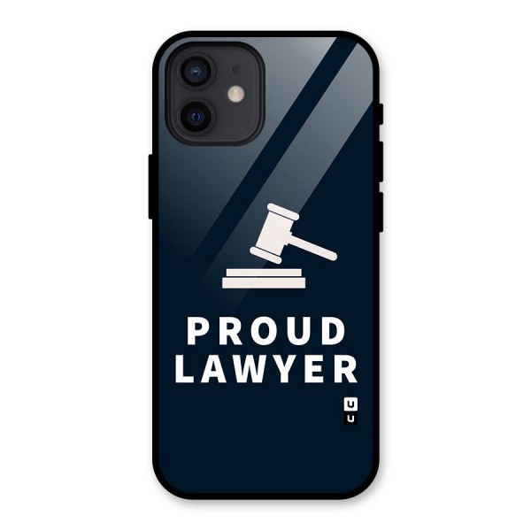 Proud Lawyer Glass Back Case for iPhone 12