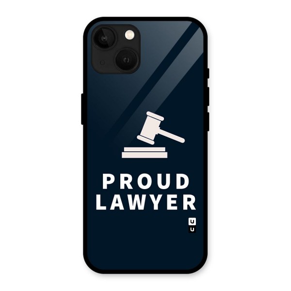 Proud Lawyer Glass Back Case for iPhone 13