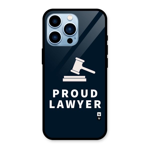 Proud Lawyer Glass Back Case for iPhone 13 Pro