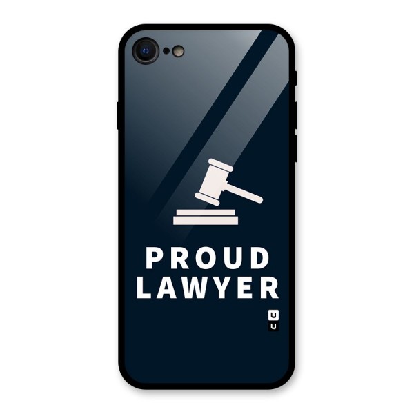 Proud Lawyer Glass Back Case for iPhone 8