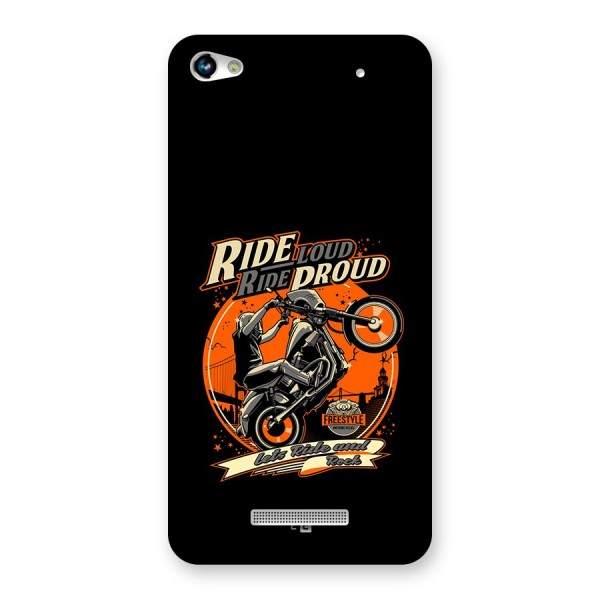 Proud Rider Back Case for Canvas Hue 2 A316