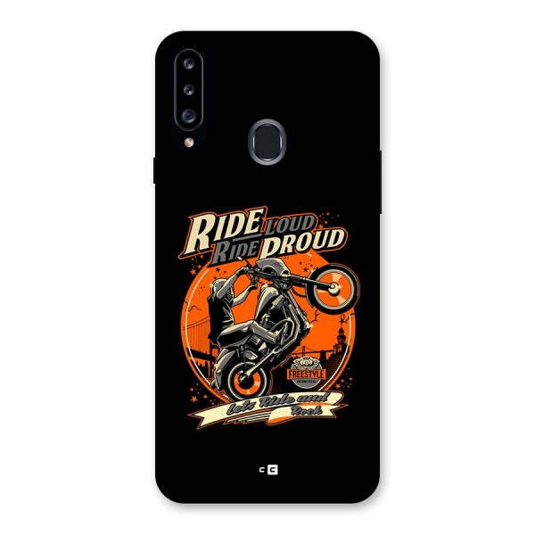 Proud Rider Back Case for Galaxy A20s