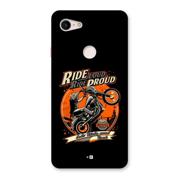 Proud Rider Back Case for Google Pixel 3 XL