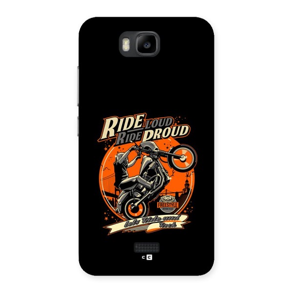 Proud Rider Back Case for Honor Bee