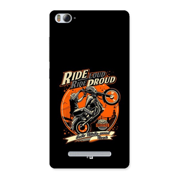 Proud Rider Back Case for Mi4i