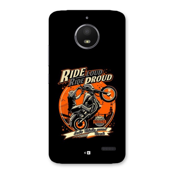 Proud Rider Back Case for Moto E4