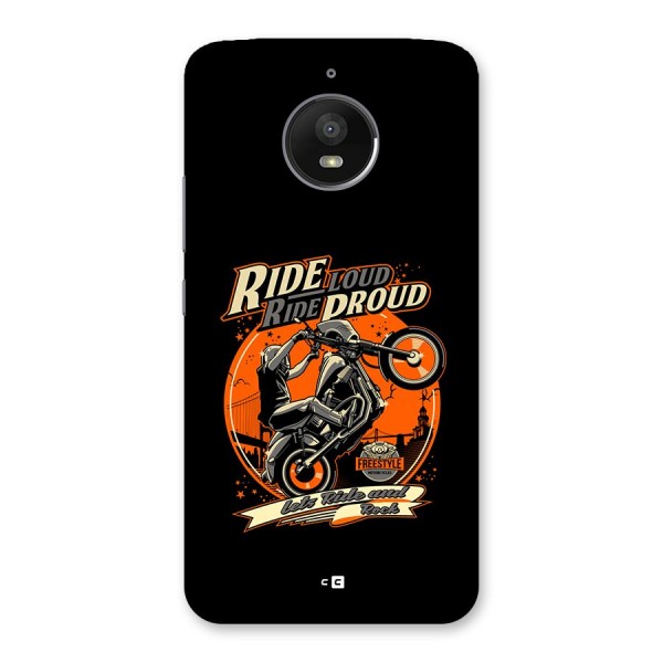 Proud Rider Back Case for Moto E4 Plus