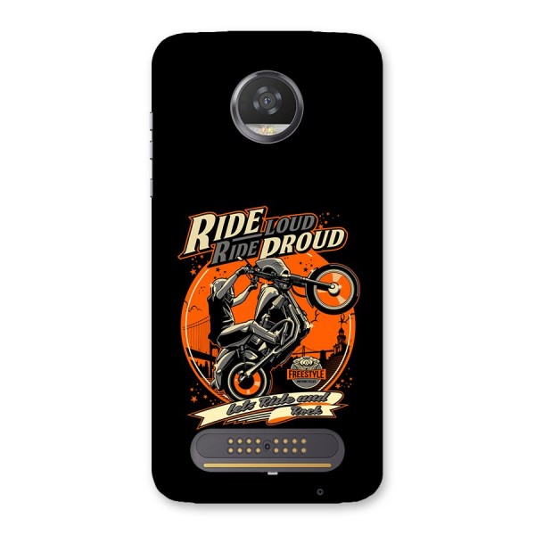 Proud Rider Back Case for Moto Z2 Play