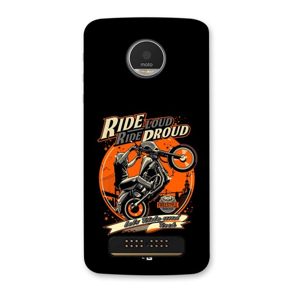 Proud Rider Back Case for Moto Z Play