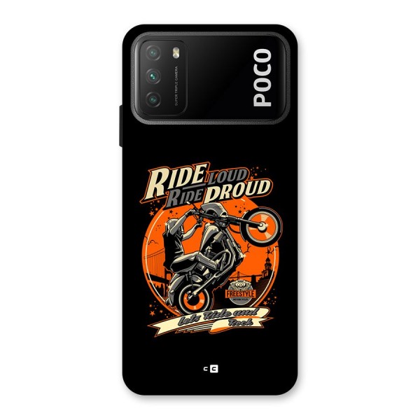 Proud Rider Back Case for Poco M3