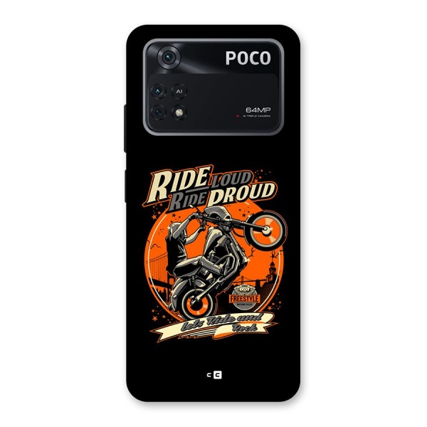 Proud Rider Back Case for Poco M4 Pro 4G