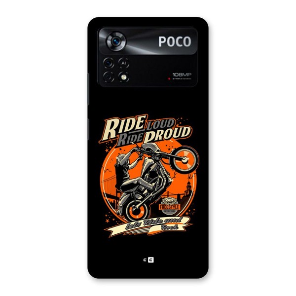 Proud Rider Back Case for Poco X4 Pro 5G