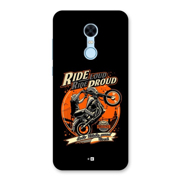 Proud Rider Back Case for Redmi Note 5