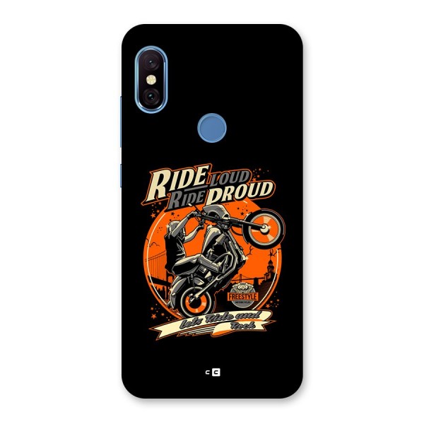 Proud Rider Back Case for Redmi Note 6 Pro