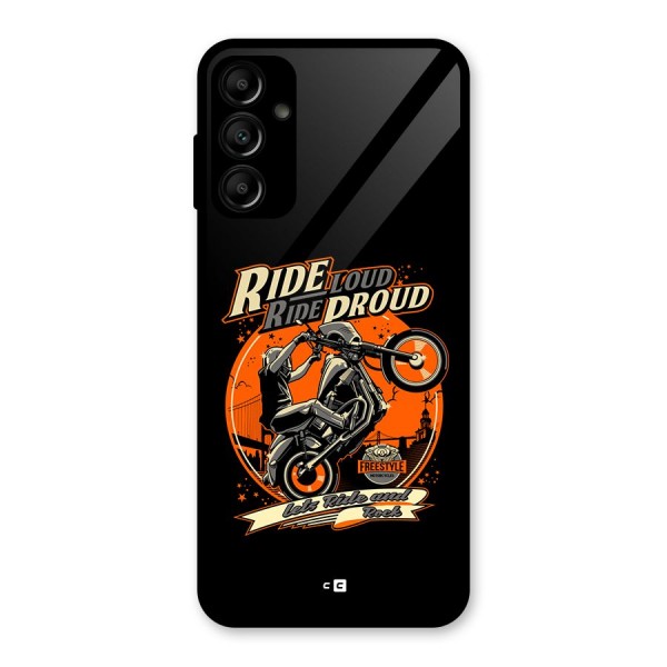 Proud Rider Glass Back Case for Galaxy A14 5G