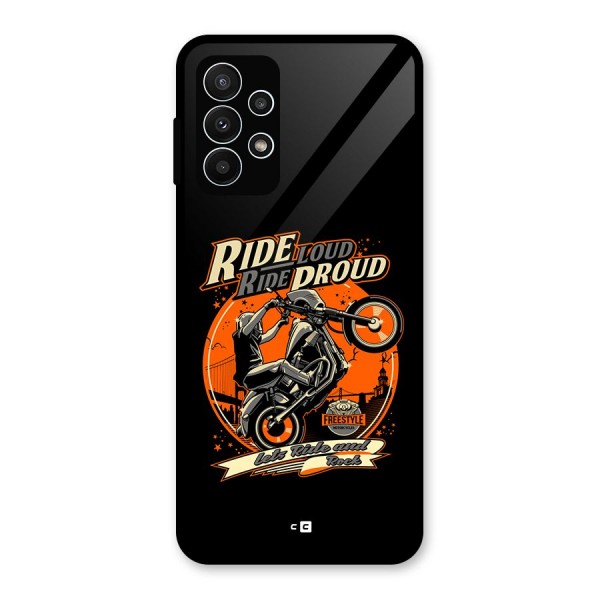 Proud Rider Glass Back Case for Galaxy A23