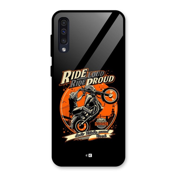 Proud Rider Glass Back Case for Galaxy A30s