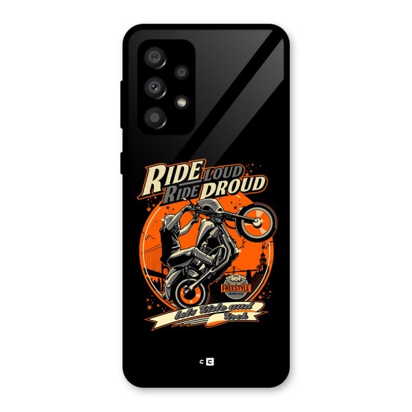 Proud Rider Glass Back Case for Galaxy A32