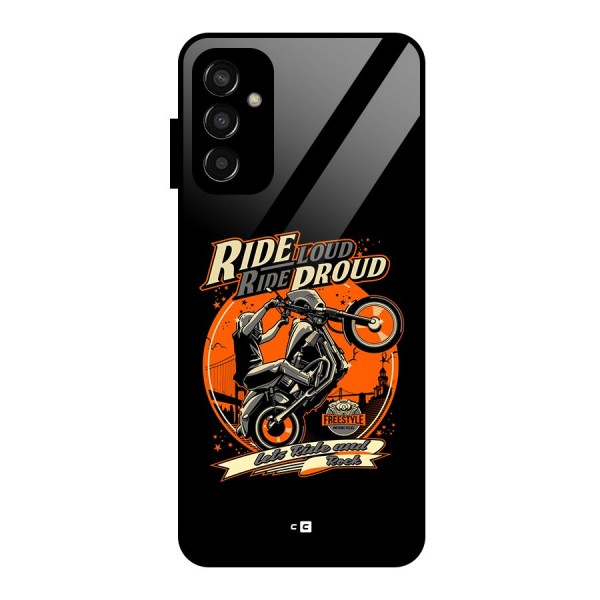 Proud Rider Glass Back Case for Galaxy F13