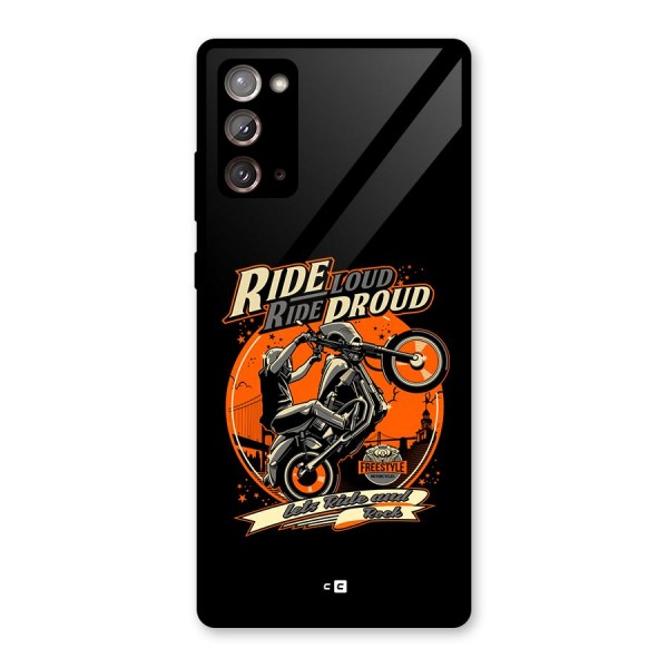 Proud Rider Glass Back Case for Galaxy Note 20