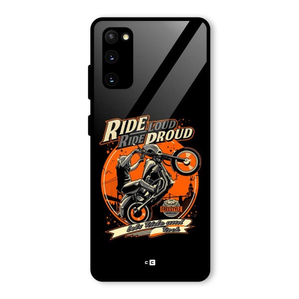 Proud Rider Glass Back Case for Galaxy S20 FE 5G