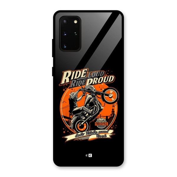 Proud Rider Glass Back Case for Galaxy S20 Plus