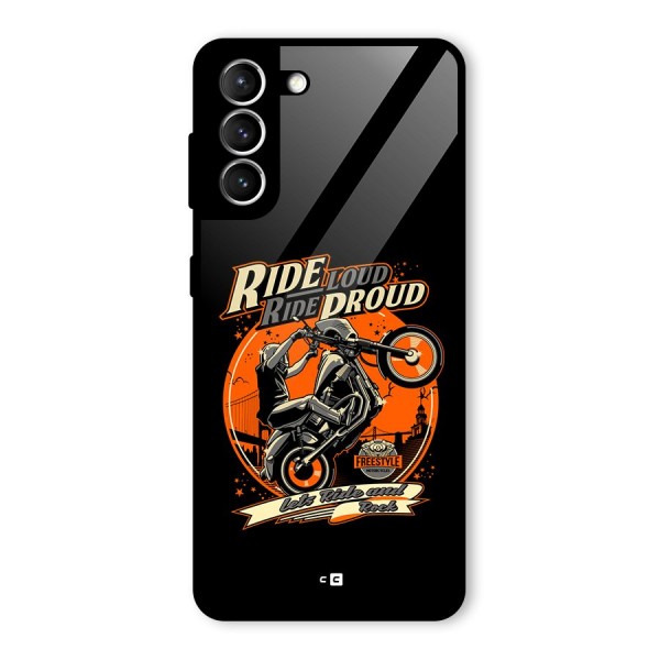 Proud Rider Glass Back Case for Galaxy S21 5G