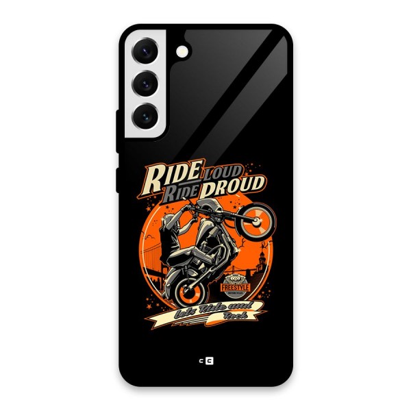 Proud Rider Glass Back Case for Galaxy S22 Plus 5G