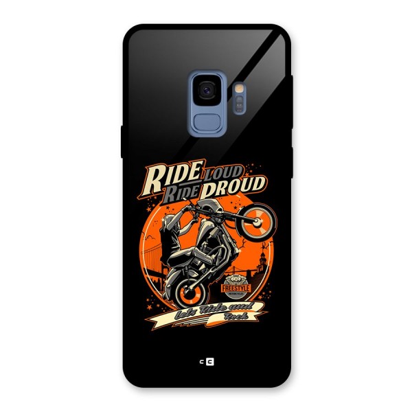 Proud Rider Glass Back Case for Galaxy S9