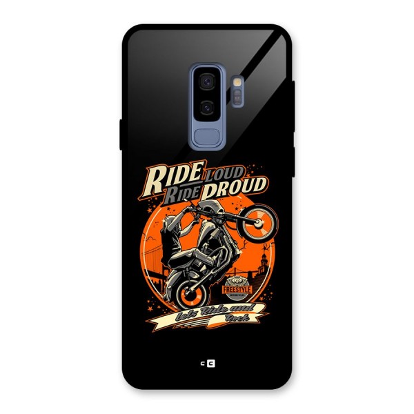 Proud Rider Glass Back Case for Galaxy S9 Plus