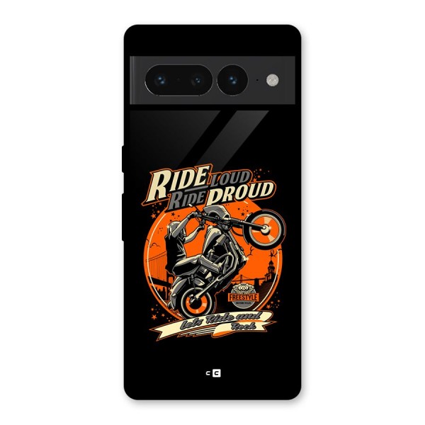 Proud Rider Glass Back Case for Google Pixel 7 Pro