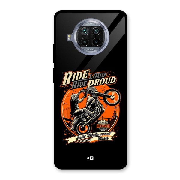 Proud Rider Glass Back Case for Mi 10i