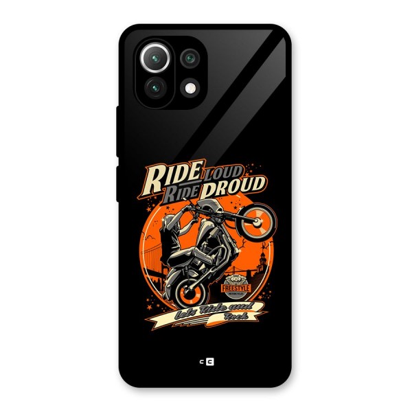 Proud Rider Glass Back Case for Mi 11 Lite