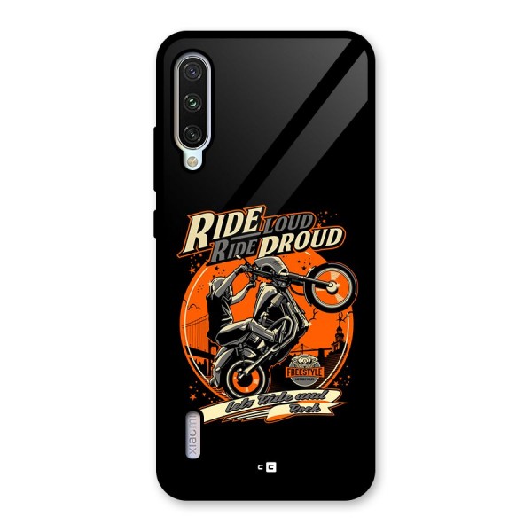 Proud Rider Glass Back Case for Mi A3