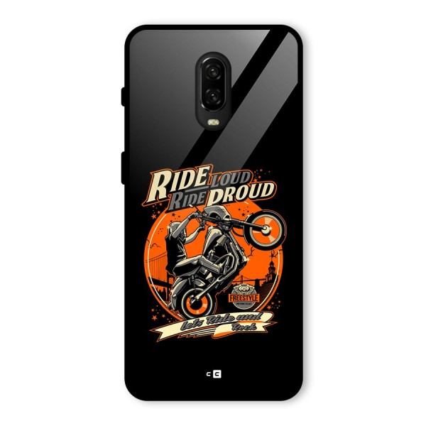 Proud Rider Glass Back Case for OnePlus 6T