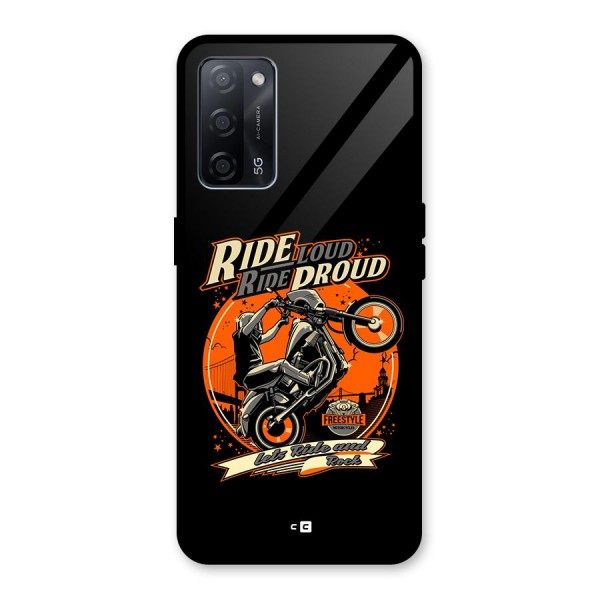 Proud Rider Glass Back Case for Oppo A53s 5G