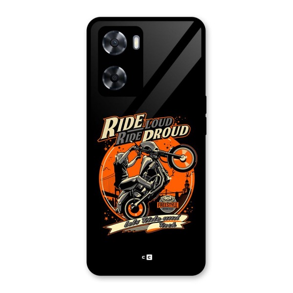 Proud Rider Glass Back Case for Oppo A57 2022