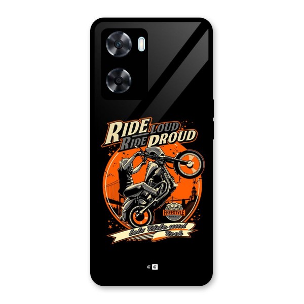 Proud Rider Glass Back Case for Oppo A77s