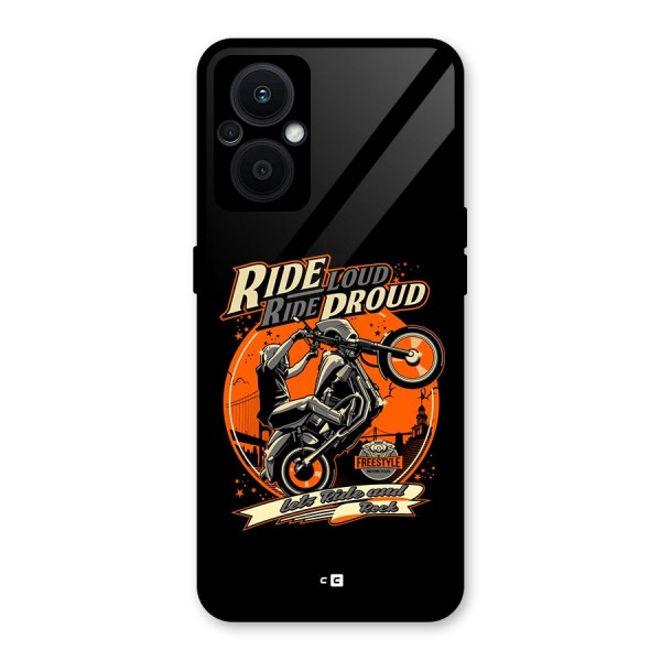 Proud Rider Glass Back Case for Oppo F21s Pro 5G